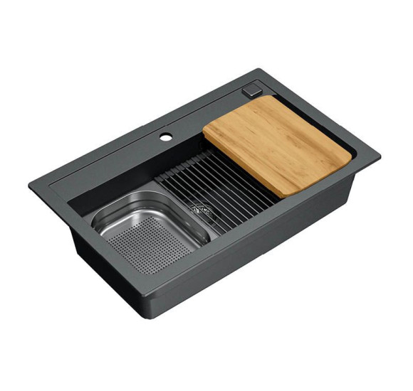 ALVEUS Atrox 40 granitinė plautuvė (pasirenkama spalva)