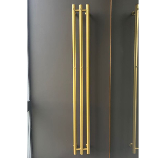 Wellmer Verona nerūdijančio plieno elektrinis džiovintuvas, 150 cm, 3 strypai