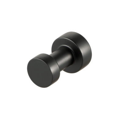 Rūbų/rankšluosčių kabliukas Geesa Nemox Black 3cm