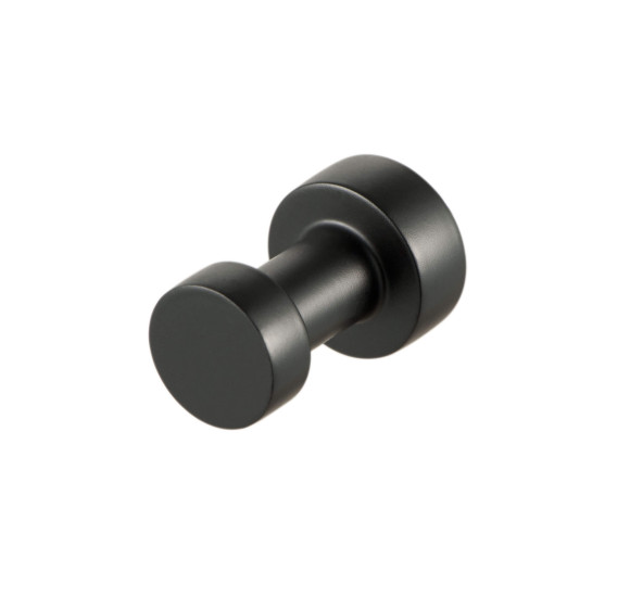 Rūbų/rankšluosčių kabliukas Geesa Nemox Black 3cm