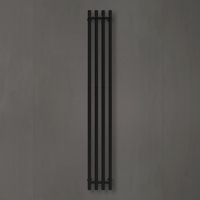 Wellmer Verona nerūdijančio plieno elektrinis džiovintuvas, 120 cm, 4 strypai