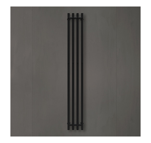 Wellmer Verona nerūdijančio plieno elektrinis džiovintuvas, 120 cm, 4 strypai