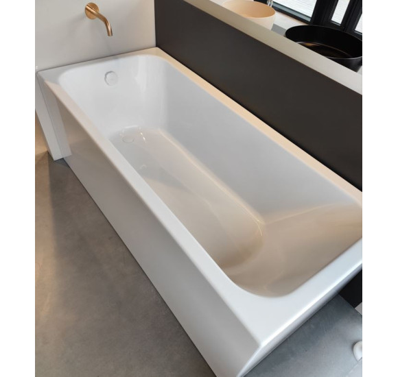 IŠPARDAVIMAS. Ravak Chrome Slim stačiakampės vonios komplektas 170x75, su apdaila, sifonu, kojelėmis (iš ekspozicijos)