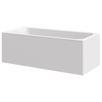 IŠPARDAVIMAS. Ravak Chrome Slim stačiakampės vonios komplektas 170x75, su apdaila, sifonu, kojelėmis (iš ekspozicijos)