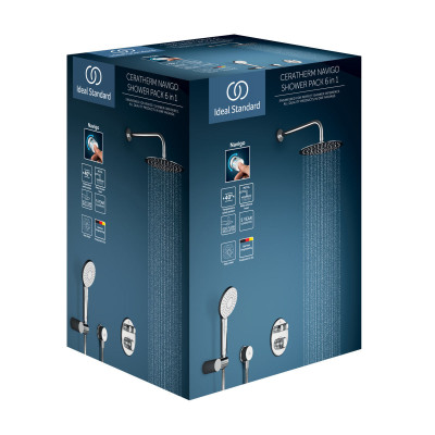 Ideal Standard Ceratherm Navigo potinkinė termostatinė sistema (A7771AA)