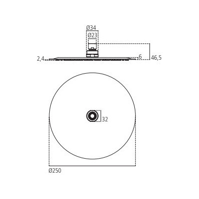 Ideal Standard Ceratherm Navigo potinkinė termostatinė sistema (A7771AA)