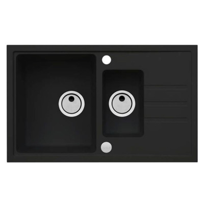 ALVEUS Intermezzo 70 granitinė plautuvė su papildomu dubeniu