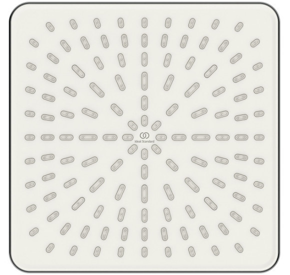 Ideal Standard Idealrain kvadratinė "lietaus" dušo galva, 260x260 mm, chromo/balta spalva