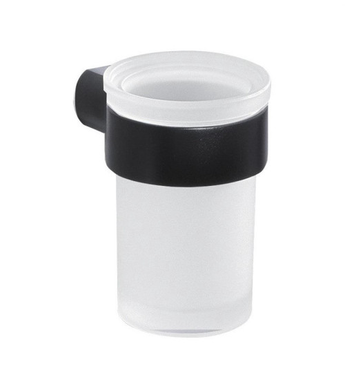 IŠPARDAVIMAS. GEDY Pirenei stiklinė, juoda, prekė iš ekspozicijos