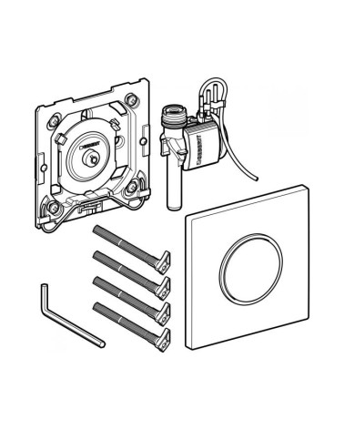 Geberit pisuaro pneumatinis mygtukas Type10