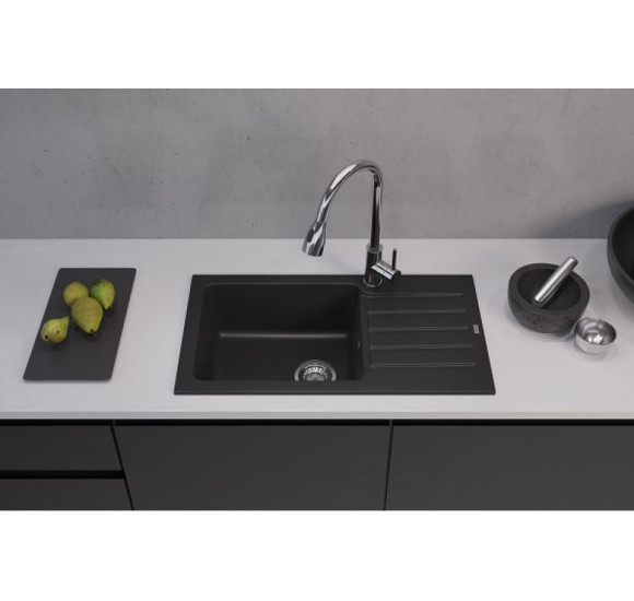 ALVEUS Niagara 90 granitinė plautuvė (pasirenkama spalva)