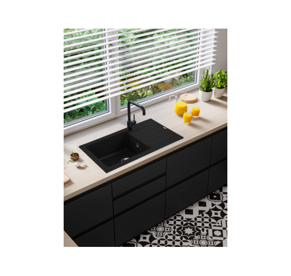 ALVEUS Niagara 90 granitinė plautuvė (pasirenkama spalva)