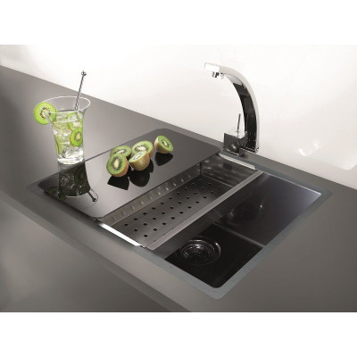 ALVEUS stiklinė pjaustymo lentelė, 415x215x4