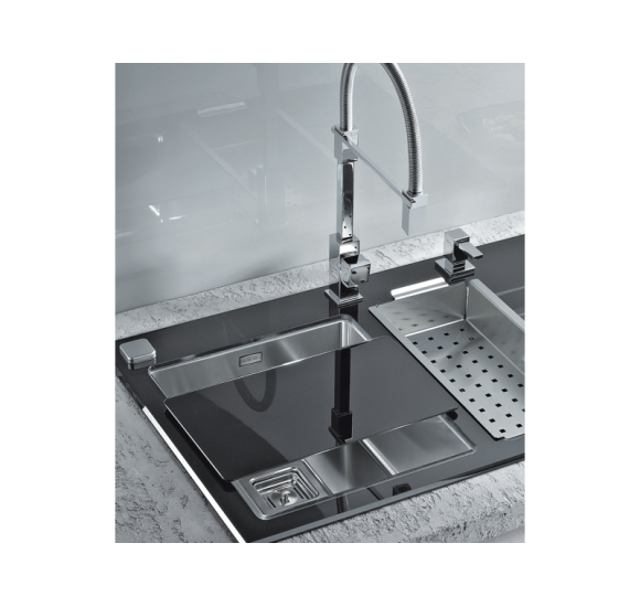 ALVEUS stiklinė pjaustymo lentelė, 415x215x4