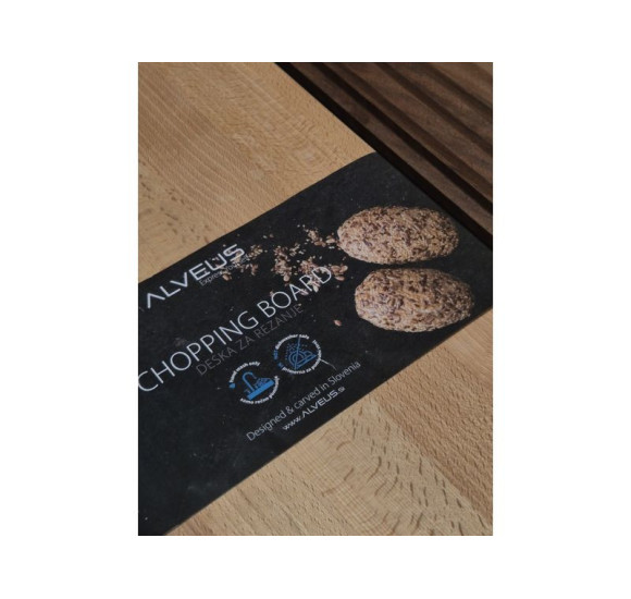 ALVEUS medinė pjaustymo lentelė (bukas), 418 x 250 x 20