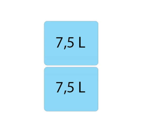 ALVEUS Albio 10, 7,5l+7,5l šiukšliadėžė, 235x380x360