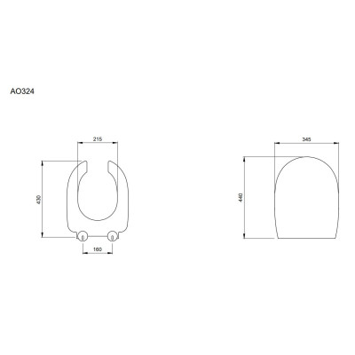 Bocchi Engelli klozeto dangtis su Soft-Close funkcija