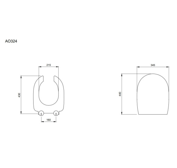 Bocchi Engelli klozeto dangtis su Soft-Close funkcija