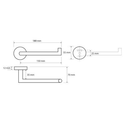 Bemeta Omega tualetinio popieriaus laikiklis