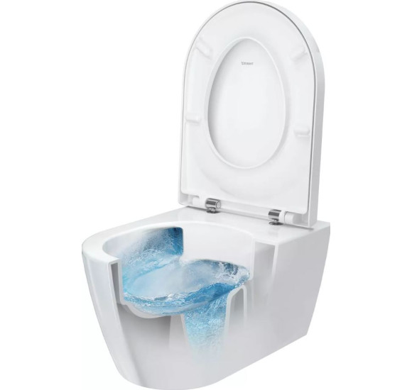 Duravit Me by Starck Hero Edition pakabinamas klozetas su "Soft Close" dangčiu