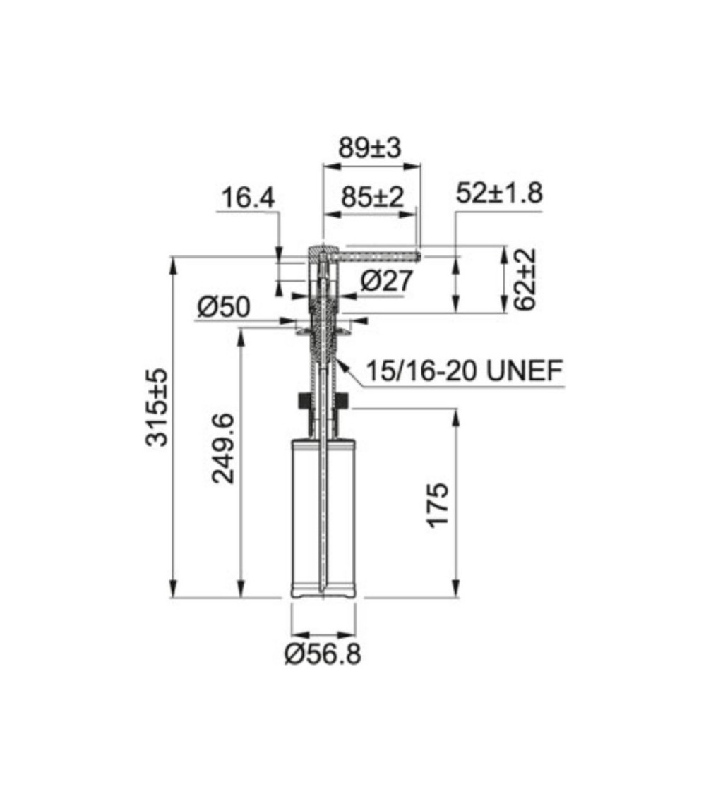 Franke dozatorius Comfort