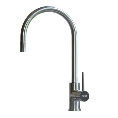 KOMPLEKTAS 3in1 - ALVEUS Kombino 50 plautuvė, AQVO maišytuvas su ištraukiamu dušeliu ir sifonas