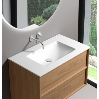 Kamė Orion baldinis praustuvas iš akrilinės DURATEK® medžiagos, 100 cm