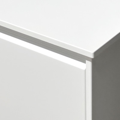 Kamė Orion baldinis praustuvas iš akrilinės DURATEK® medžiagos, 100 cm