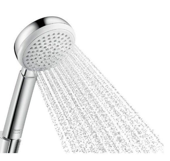 IŠPARDAVIMAS. Hansgrohe MyClub EcoSmart+ dušo galvutė, chromas