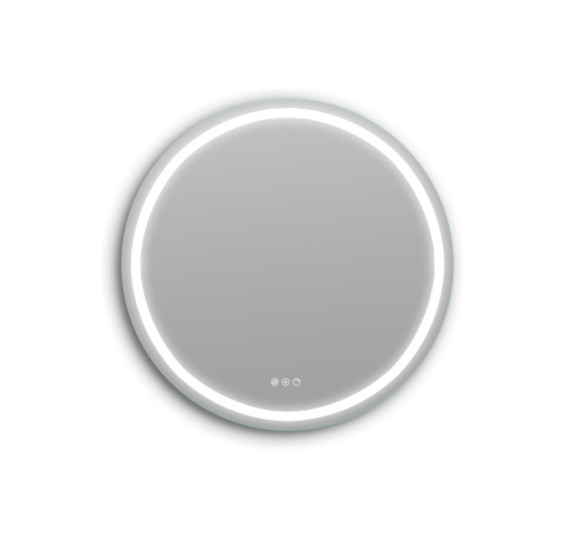 FOCCO MIA ROUND apvalus LED veidrodis, 60 cm, priekinis apšvietimas 3000-5700K, dimeriavimas, antirasojimo funkcija