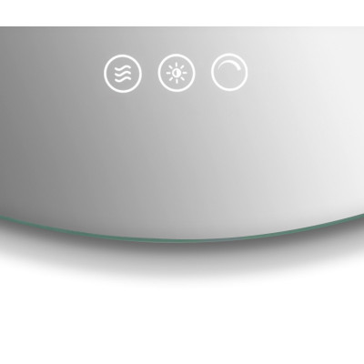 FOCCO MIA ROUND apvalus LED veidrodis, 60 cm, priekinis apšvietimas 3000-5700K, dimeriavimas, antirasojimo funkcija