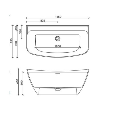 Fjordd Harda prie sienos glaudžiama vonia 1650x850