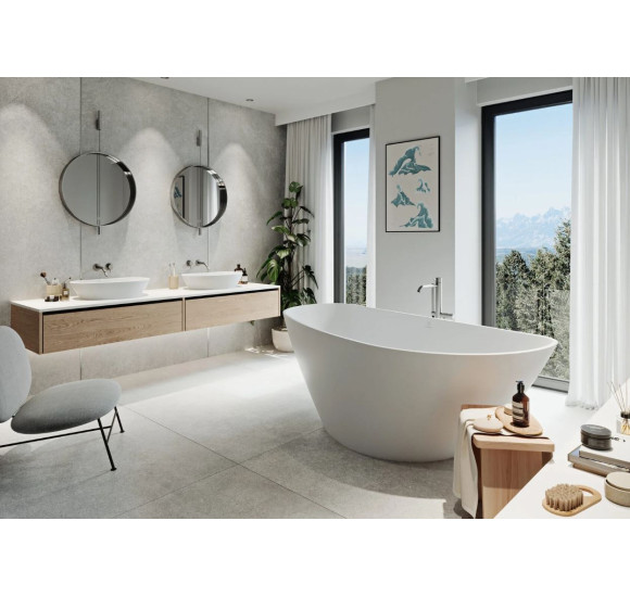 Fjordd Fjord laisvai pastatoma, asimetriška vonia 1700x800