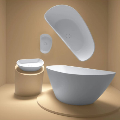 Fjordd Fjord laisvai pastatoma, asimetriška vonia 1700x800