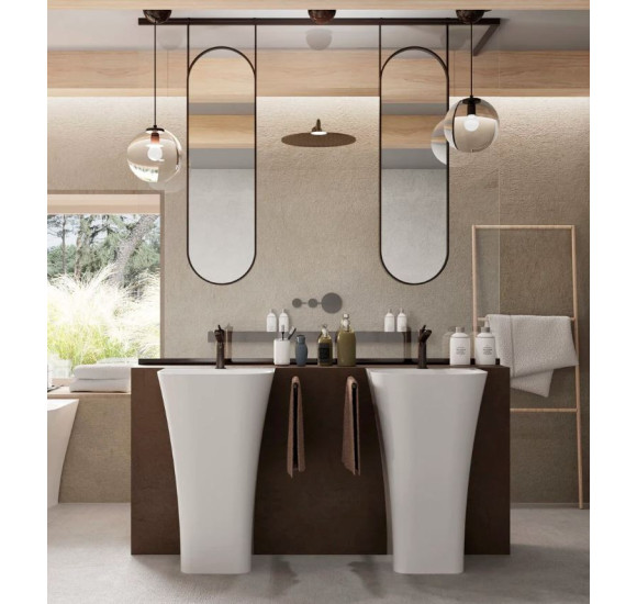 Fjordd Slid prie sienos glaudžiamas praustuvas