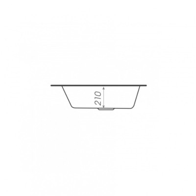 IŠPARDAVIMAS. Platinum Vesta 5852 granitinė plautuvė su užkemšamu ventiliu ir sifonu komplekte