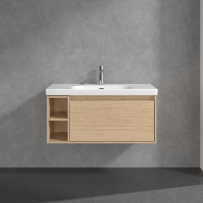 Villeroy&Boch Skyla pakabinama spintelė vonios kambariui, 972 mm, Nordic Oak