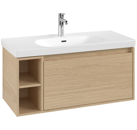 Villeroy&Boch Skyla pakabinama spintelė vonios kambariui, 972 mm, Nordic Oak