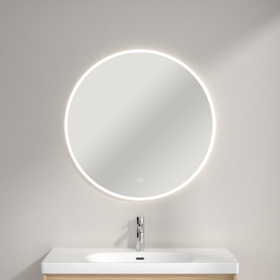 Villeroy&Boch More to See Lite+ apvalus veidrodis su LED apšvietimu, 85cm
