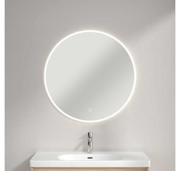 Villeroy&Boch More to See Lite+ apvalus veidrodis su LED apšvietimu, 85cm