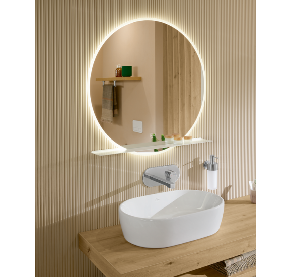 Villeroy&Boch More to See Lite+ apvalus veidrodis su LED apšvietimu, 85cm