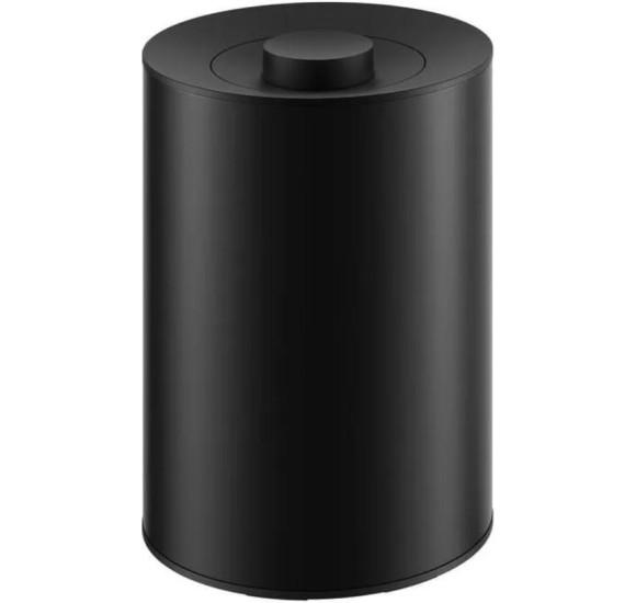 Keuco Plan Black Selection šiukšliadėžė, juodos sp.