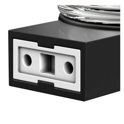 Keuco Plan vonios stiklinė su juodu matiniu laikikliu