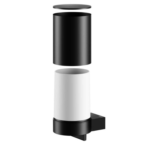 Keuco Plan skysto muilo dozatorius, juodas matinis