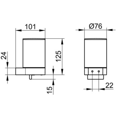 Keuco Plan skysto muilo dozatorius, juodas matinis