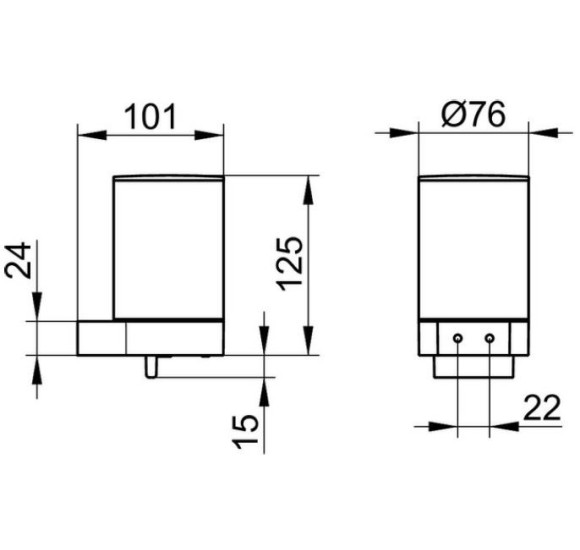 Keuco Plan skysto muilo dozatorius, juodas matinis