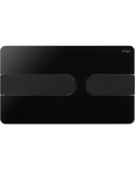 Viega Style 23 vandens nuleidimo mygtukas, juodas su matiniais klavišais