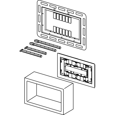 Viega vandens nuleidimo klavišas, skirtas plytelei įklijuoti