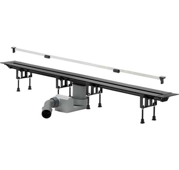 Viega Advantix Vario dušo latakas su nerūdijančio plieno grotelėmis, pjaustomas 300-1200 mm