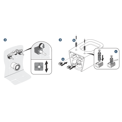 Ideal Standard pakabinamo WC tvirtinimai